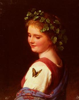 Johann Georg Meyer Von Bremen : The Butterfly